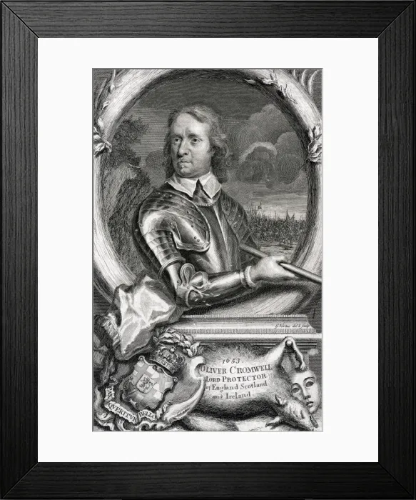 Framed Print : Oliver Cromwell / Cooper Framed Print : Oliver Cromwell / Cooper