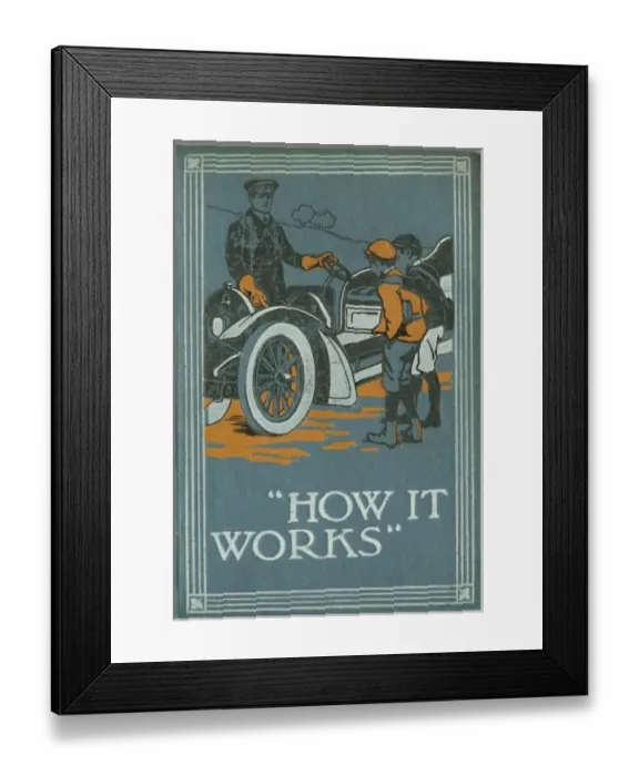 Framed Print : How a Car Works Framed Print : How a Car Works