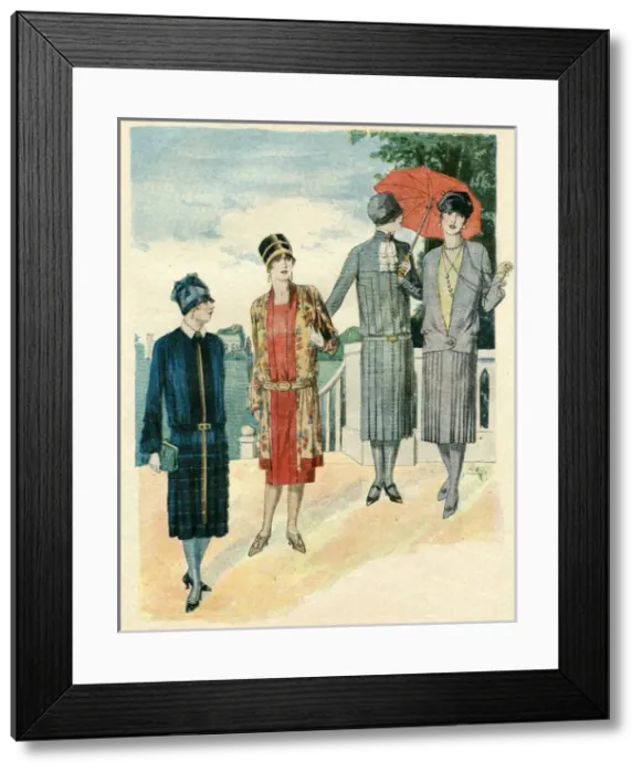 Framed Print : Swedish Frocks 1927 Framed Print : Swedish Frocks 1927