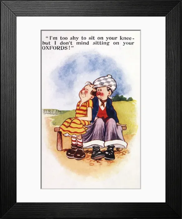 Framed Print : Oxford Bags 1920S P. C Framed Print : Oxford Bags 1920S P. C