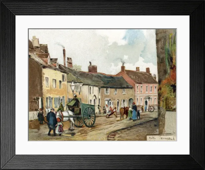 Framed Print : Warwickshire Street Framed Print : Warwickshire Street
