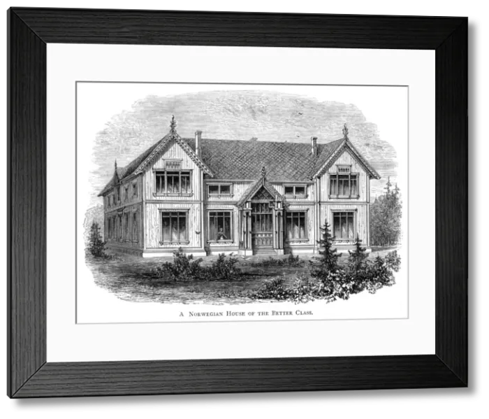 Framed Print : Norwegian House Framed Print : Norwegian House
