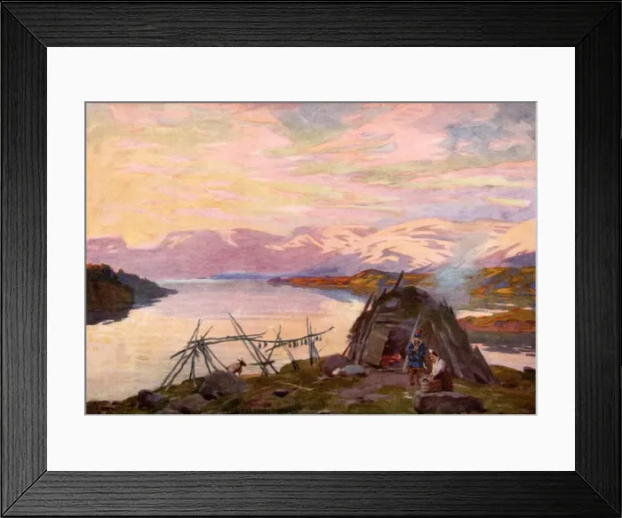 Framed Print : Lapp Hut, Sweden Framed Print : Lapp Hut, Sweden