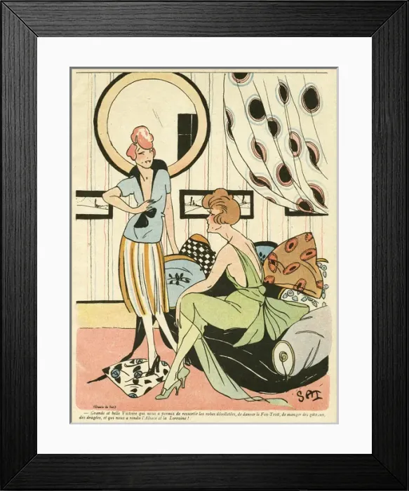 Framed Print : Cartoon, postwar benefits Framed Print : Cartoon, postwar benefits