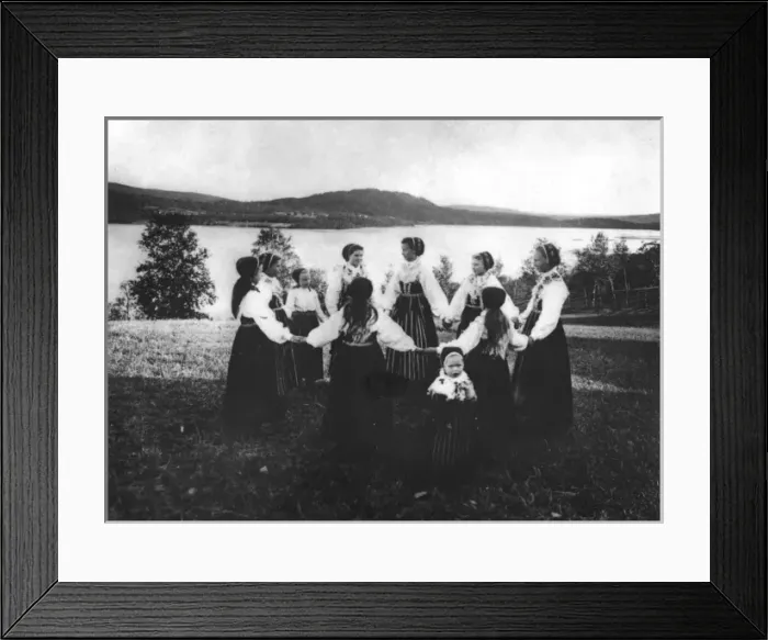 Framed Print : Swedish Rites of Spring Framed Print : Swedish Rites of Spring