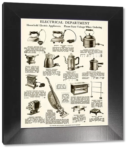 Electrical Magnet appliances 1929