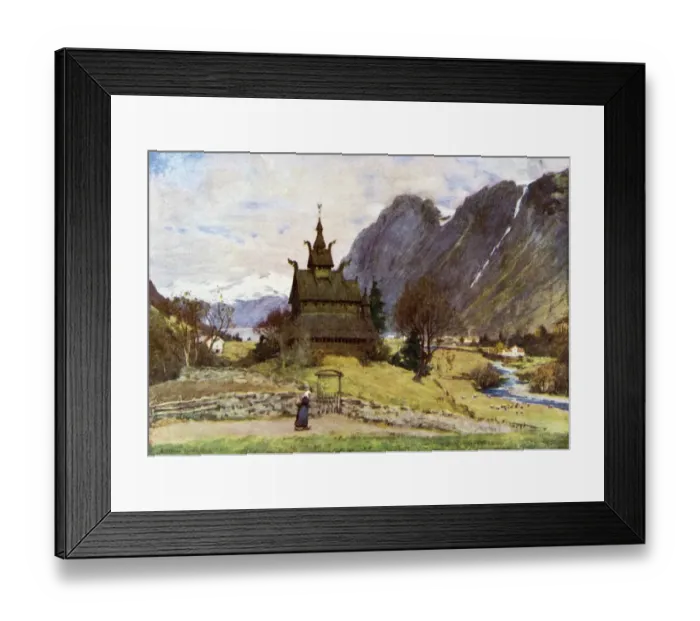 Framed Print : Church Building, Norway Framed Print : Church Building, Norway