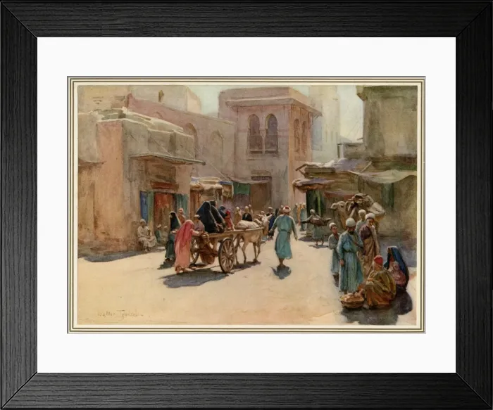 Framed Print : Egyptian Street Cairo Framed Print : Egyptian Street Cairo