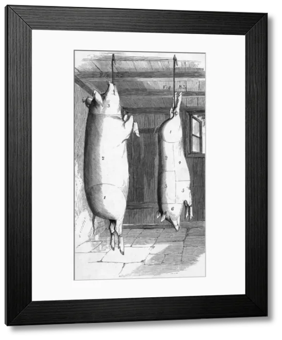 Framed Print : Bacon Joints 1857 Framed Print : Bacon Joints 1857
