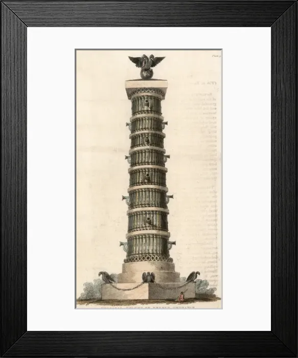 Framed Print : Ordnance Column Framed Print : Ordnance Column