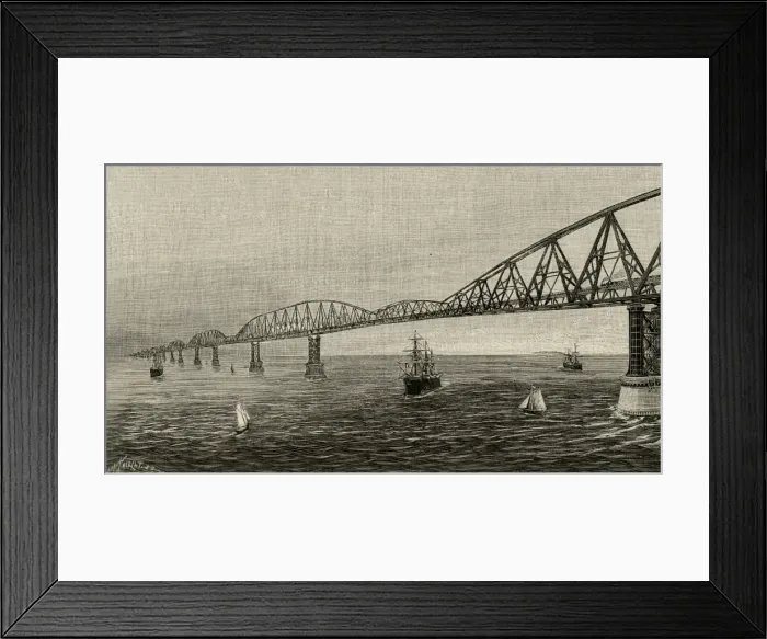 Framed Print : Channel Bridge 4