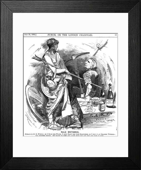 Framed Print : No to the Channel Framed Print : No to the Channel