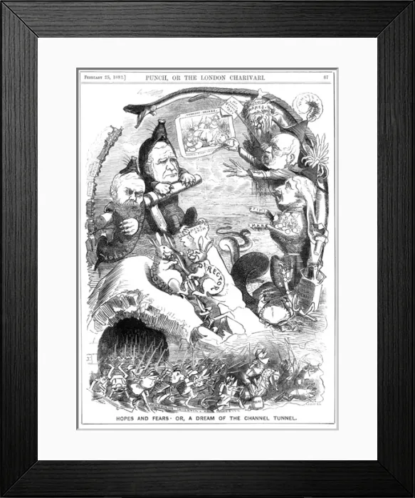 Framed Print : Chunnel Hopes & Fears Framed Print : Chunnel Hopes & Fears