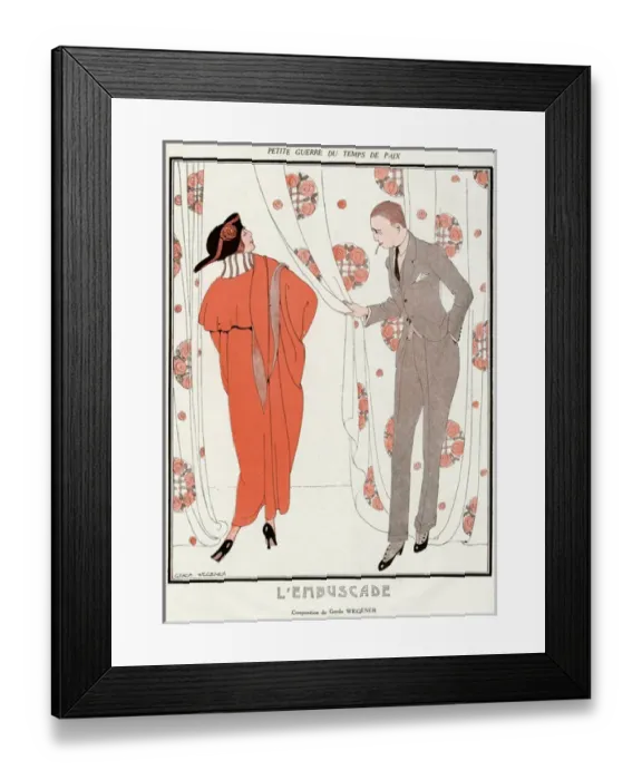 Framed Print : Costume  /  Fantasio 1915