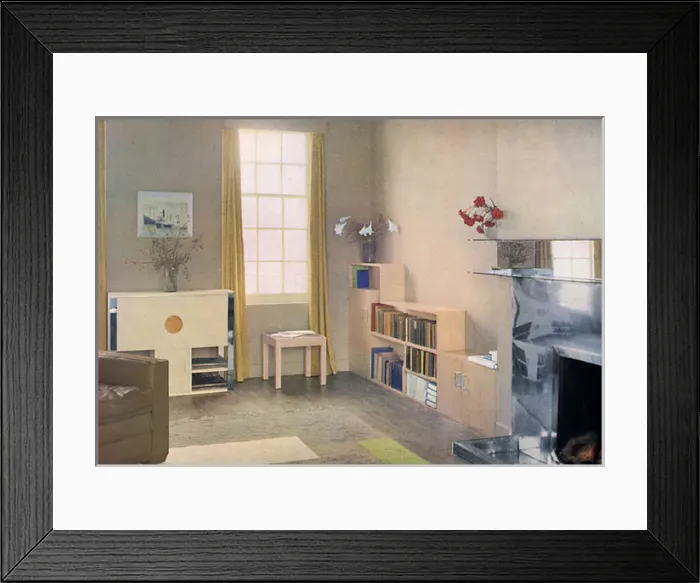 Framed Print : Living Room by Miller Framed Print : Living Room by Miller