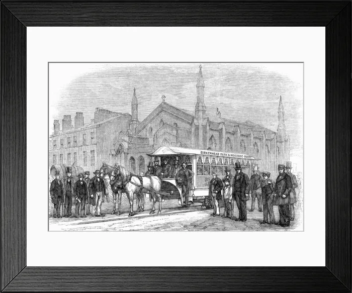Framed Print : Horse Tram Birkenhead Framed Print : Horse Tram Birkenhead