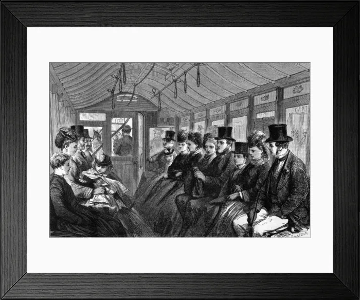 Framed Print : Horse Tram Brixton Framed Print : Horse Tram Brixton
