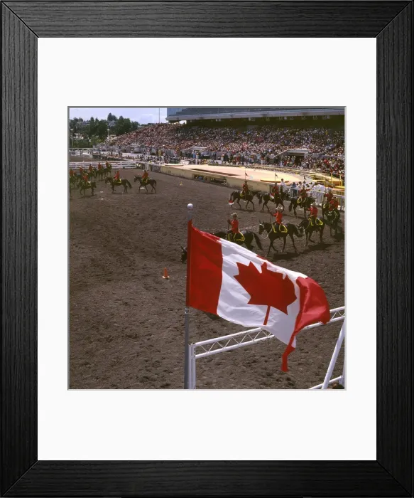Framed Print : Canadian Mounties 1985 Framed Print : Canadian Mounties 1985