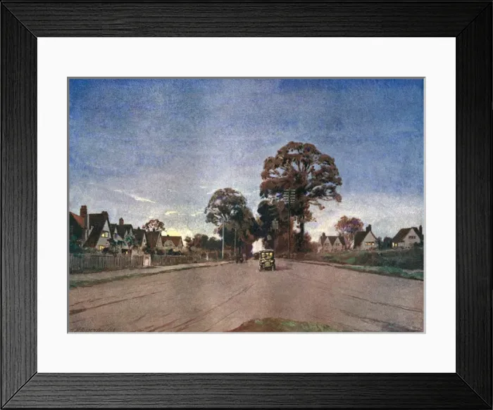Framed Print : Letchworth Street Framed Print : Letchworth Street