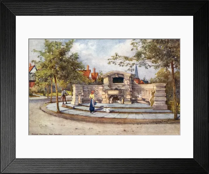 Framed Print : Port Sunlight Postcard Framed Print : Port Sunlight Postcard