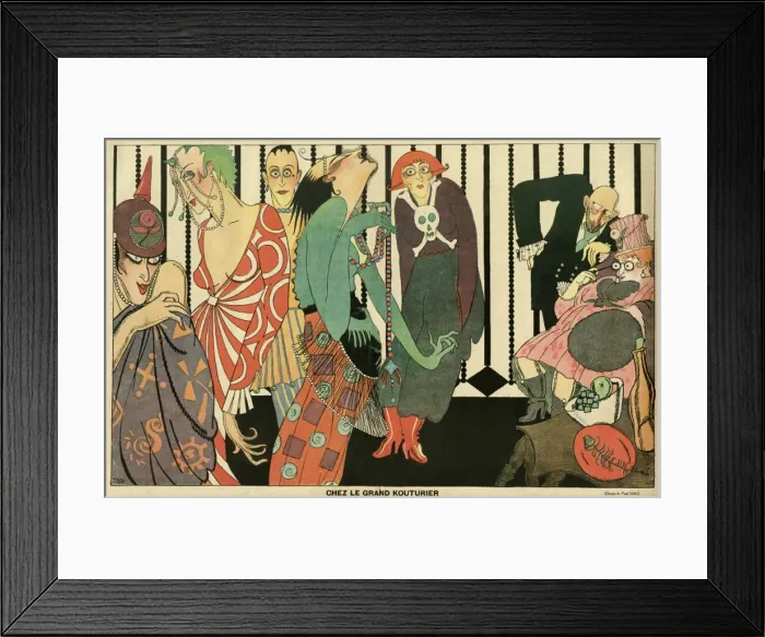 Framed Print : Cartoon, The great couturier, WW1 Framed Print : Cartoon, The great couturier, WW1