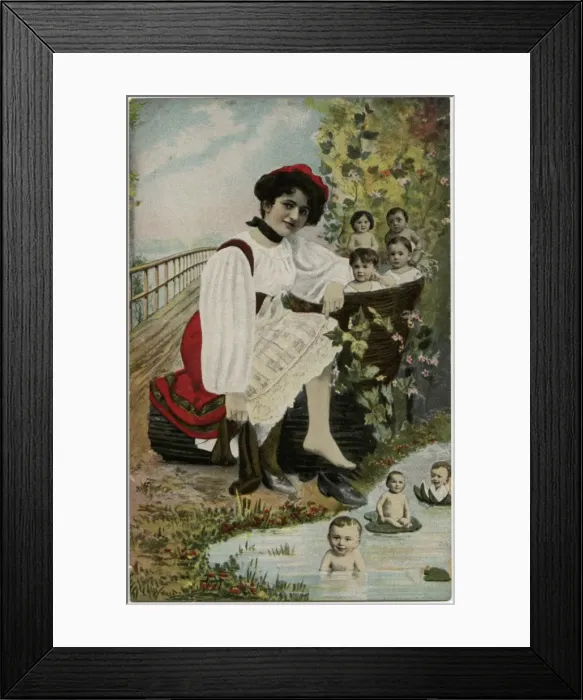 Framed Print : Babies from the River Framed Print : Babies from the River