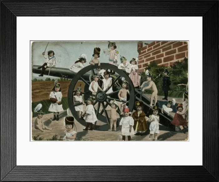 Framed Print : Big Gun and Babies Framed Print : Big Gun and Babies