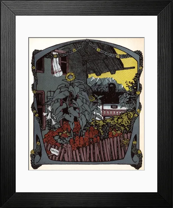 Framed Print : German Country Chalet Framed Print : German Country Chalet