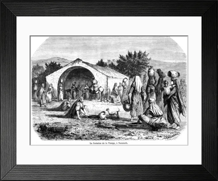 Framed Print : Fountain of the Virgin Framed Print : Fountain of the Virgin