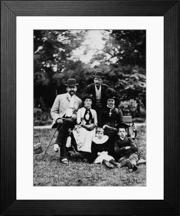 Framed Print : Family Group C1880 Framed Print : Family Group C1880