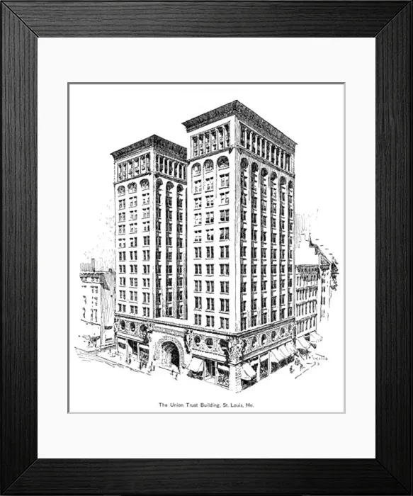 Framed Print : Skyscraper at St Louis Framed Print : Skyscraper at St Louis