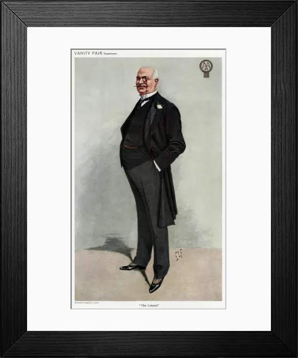 Framed Print : Monocled Businessman Framed Print : Monocled Businessman