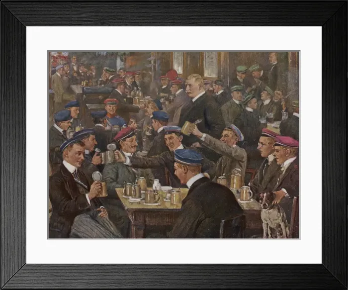 Framed Print : Thuringer Hof Drinking 2 Framed Print : Thuringer Hof Drinking 2