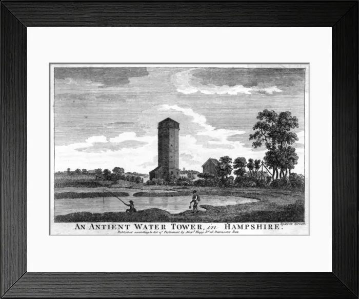 Framed Print : Water Tower, Hampshire Framed Print : Water Tower, Hampshire
