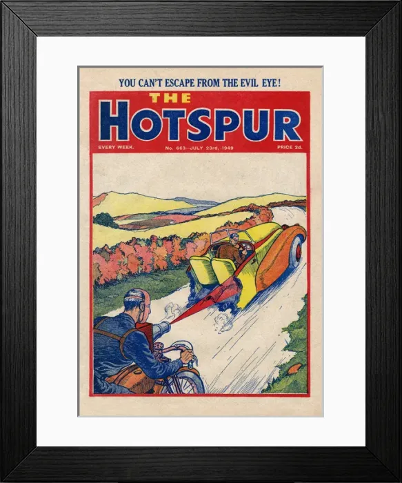 Framed Print : Motoring / Hotspur 1949 Framed Print : Motoring / Hotspur 1949