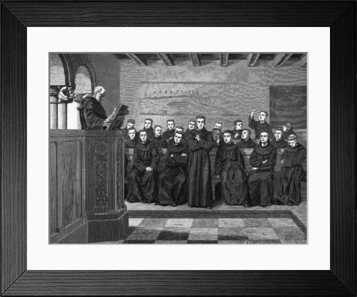 Framed Print : German Monastic School Framed Print : German Monastic School