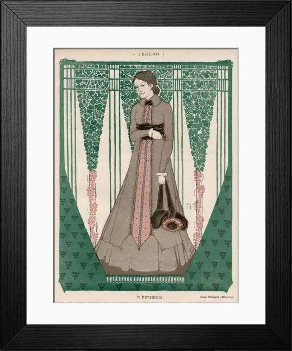 Framed Print : Depiction of Autumn 1903