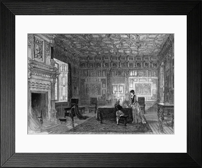 Framed Print : Panelled Hall Framed Print : Panelled Hall