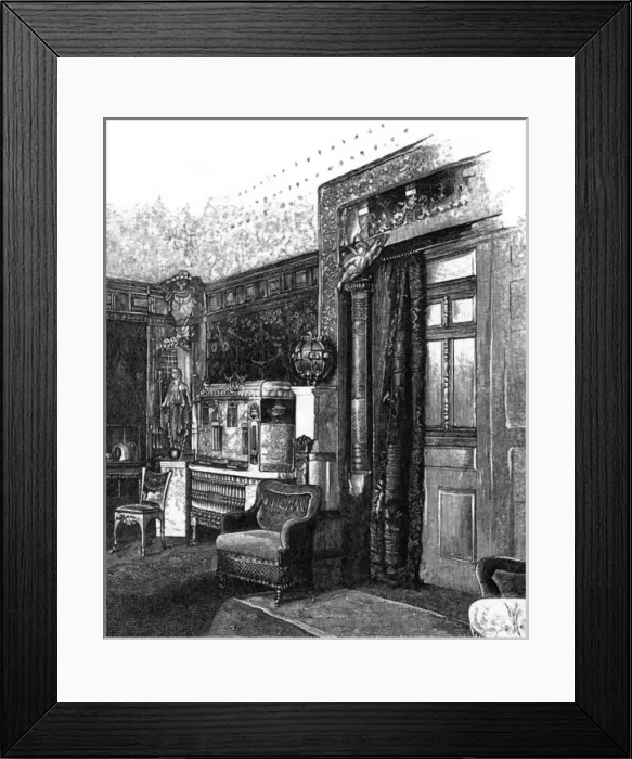 Framed Print : Vanderbilt drawing room Framed Print : Vanderbilt drawing room