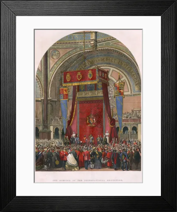 Framed Print : Exhibition London 1862 Framed Print : Exhibition London 1862