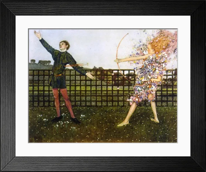 Framed Print : Romaunt, Arrows of Love Framed Print : Romaunt, Arrows of Love