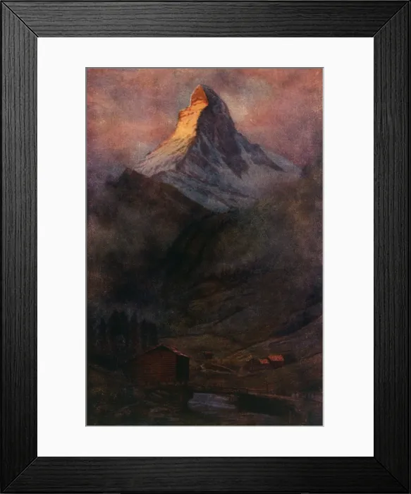 Framed Print : View of Matterhorn Framed Print : View of Matterhorn
