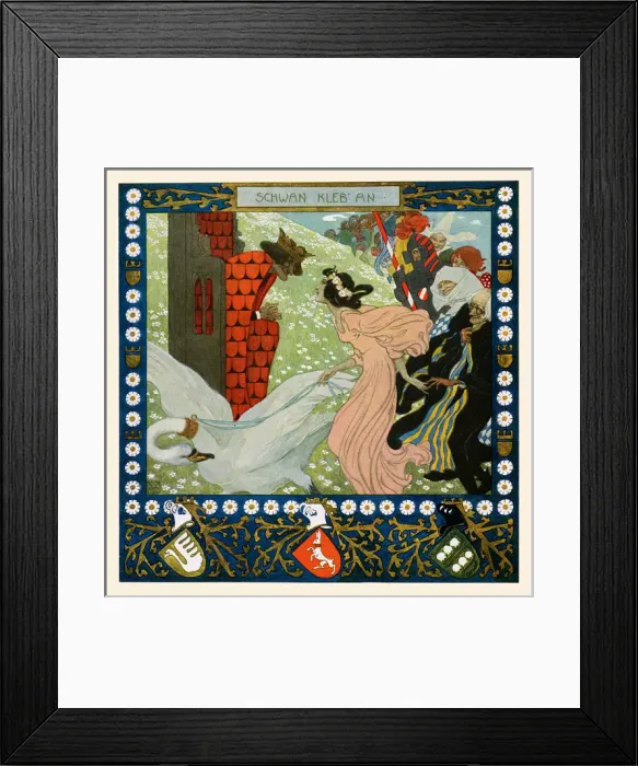 Framed Print : Schwan Kleb An Framed Print : Schwan Kleb An