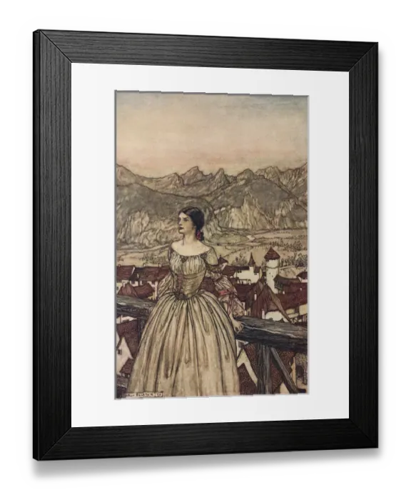 Framed Print : Undine / De LA Motte Framed Print : Undine / De LA Motte