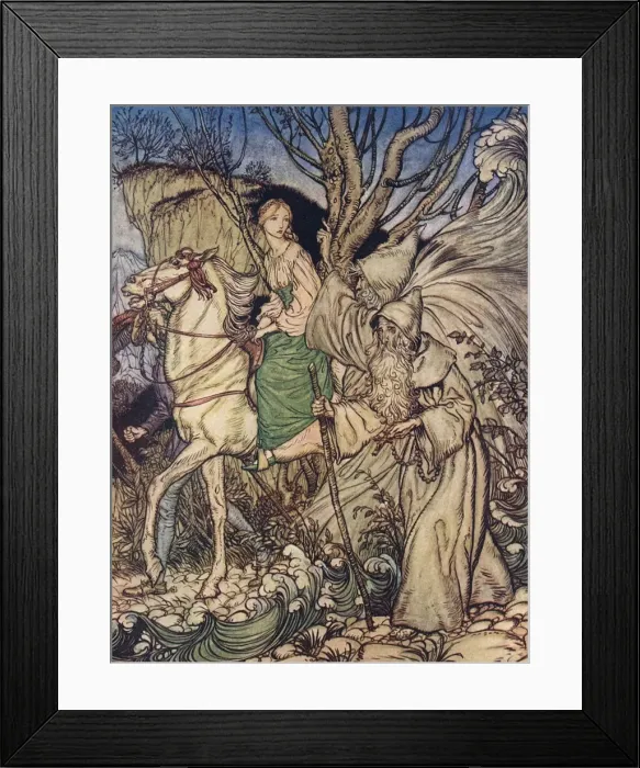 Framed Print : Undine / De LA Motte Framed Print : Undine / De LA Motte