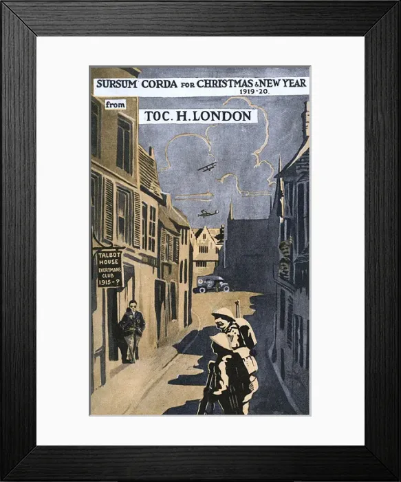 Framed Print : Toc H Postcard Framed Print : Toc H Postcard