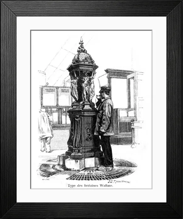 Framed Print : Wallace Fountain, Paris Framed Print : Wallace Fountain, Paris