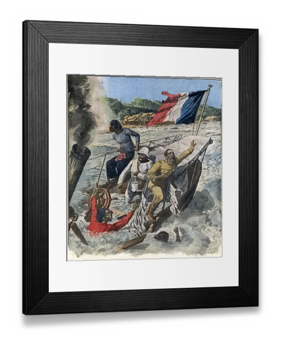 Framed Print : Travellers Drown / Mekong Framed Print : Travellers Drown / Mekong