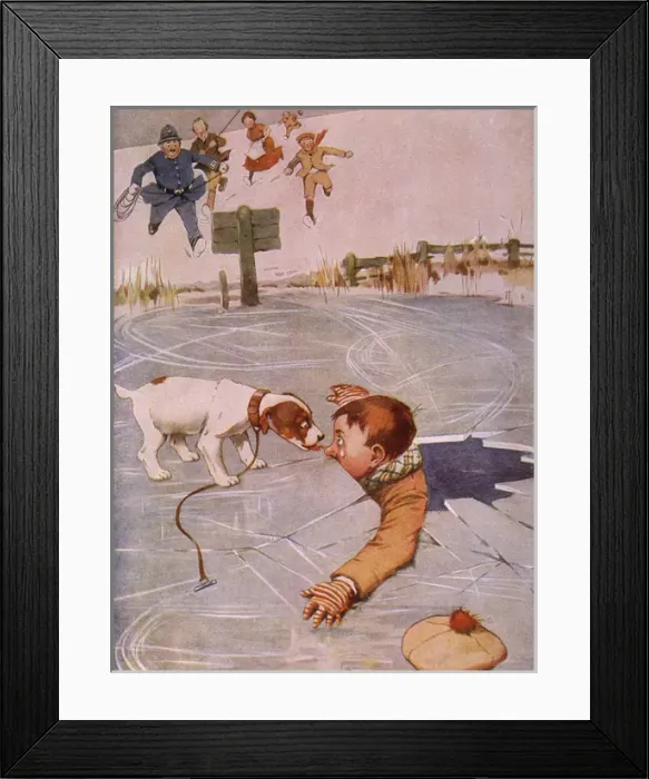 Framed Print : Mishap on the Ice Framed Print : Mishap on the Ice