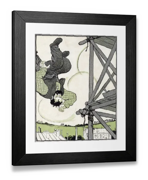 Framed Print : Falling Off Scaffolding Framed Print : Falling Off Scaffolding
